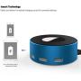 Vogek 6-Port USB Charger Desktop Charging Station with Smart Identification (Blue)
