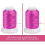 260 Spools Polyester Machine Embroidery Thread Set 40wt Compatible with Brother Babylock Janome Singer Pfaff Husqvarna Bernina Machines