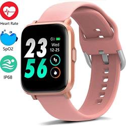 MorePro 18 Sports Mode Smart Watch with Music Control, DIY Screen Fitness Tracker with Blood Oxygen Heart Rate Monitor, Sleep Tracker with Pedometer Step Calories Counter for Men Women