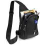 Westend Crossbody Sling Bag Backpack with Adjustable Strap
