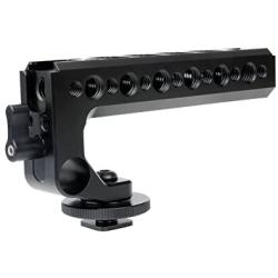 NICEYRIG Compatible Hot Shoe Handle Camera Top Cheese Handle with Cold Shoe Panasonic Lumix GH5s/ GH5 Cage
