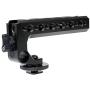 NICEYRIG Compatible Hot Shoe Handle Camera Top Cheese Handle with Cold Shoe Panasonic Lumix GH5s/ GH5 Cage