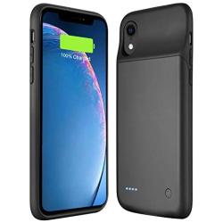 Wixann Battery case for iPhone XR, 4000mAh Slim Portable Charger Case Protective Rechargeable Battery Pack Charging Case for iPhone XR - 6.1inch