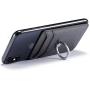 Card Holder for Back of Phone, Cell Phone Credit Wallet with Ring Pocket Stick on iPhone