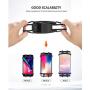 Cloud River Bike Phone Mount,Adjustable Silica Gel Bicycle Mobile Phone Bracket, 4.0“-6.3” Mobile Phone Bracket