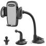 WixGear 3-in-1 Universal Car Phone Mount, Phone Holder for Car, Cell Phone Car Mount Air Vent Holder with Dashboard Mount and Windshield Mount for Cell Phones
