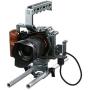 Sevenoak SK-A7C1 Pro Aluminum Cage with Top Handle, Shoe Mount and 15mm Rods - Custom Fit for Sony A7, A7S & A7R (MK I Only)