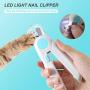 Dog & Cat Pets Nail Clippers and Trimmers - with Led Light and Safety Guard to Avoid Over Cutting - Free Nail File - Razor Sharp Blade - Professional Grooming Tool for Large and Small Animals