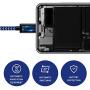 iPhone Charger, MFi Certified Lightning Cable 5Pack Durable Fast Charger KRISLOG Nylon Braided USB Fast Charging&Syncs Cord Compatible iPhone 11 Pro Xs MAX XR 8 8 Plus 7 7 Plus 6s 6s Plus SE