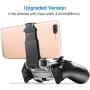 WEPIGEEK PS4 Wireless Controller Phone clip Mount Holder Stand Bracket Compatible with PlayStation Pro/Slim Dualshock 4