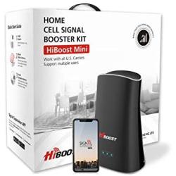 Hiboost Cell Phone Signal Booster for Home & Office, Boosts 4G LTE Voice and Data for All U.S. Carriers - Verizon, T-Mobile, Sprint, AT&T| Up to 2,000 sq. ft. Cellular Repeater Amplifier Kits with APP