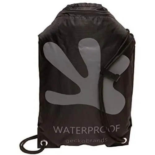 geckobrands Waterproof Drawstring Backpack – Lightweight Packable Cinch Dry Bag, Available in 18 Colors geckobrands Waterproof Drawstring Backpack – Lightweight Packable Cinch Dry Bag, Available in 18 Colors