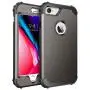iPhone 8 Case, iPhone 7 Case, BENTOBEN Heavy Duty Shockproof 3 in 1 Slim Hybrid Hard PC Soft Silicone Rubber Bumper Rugged Protective Phone Case Cover for iPhone 8 /iPhone 7 (4.7") Gunmetal