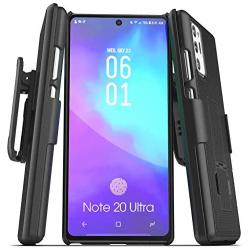 Encased Galaxy Note 20 Ultra Belt Clip Case (2020 DuraClip) Slim Cover with Holster for Samsung Note 20 Ultra Phone - Black