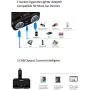 Car Charger Adapter, 2 Socket Cigarette Lighter Splitter, Dual USB Port with 12V,24V Voltage Display Compatible for iPhone,ipad,Tablet,Galaxy,HTC,LG Car Charger Adapter, 2 Socket Cigarette Lighter Splitter, Dual USB Port with 12V,24V Voltage Display Compatible for iPhone,ipad,Tablet,Galaxy,HTC,LG