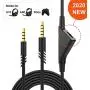 Headset Replacement Cable,A10 A40 Gaming Headset 3.5mm Audio Aux Cable Inline Mute Volume Control Compatible with Astro A10 A40 A30 A50 Xbox One Play Station PS4 PC Smartphone Audio Cable Headset Replacement Cable,A10 A40 Gaming Headset 3.5mm Audio Aux Cable Inline Mute Volume Control Compatible with Astro A10 A40 A30 A50 Xbox One Play Station PS4 PC Smartphone Audio Cable