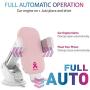 BROQLI Fast Wireless Car Charger Mount Kit, One Touch Automatic Clamping Qi Cell Phone 10W Power Charging Air Vent Dashboard Holder iPhone X/Xs Max/XR/8/8+,Galaxy S10/S10+/S9/S9+/S8/S8+ (Shira Pink)