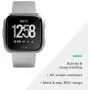 Fitbit Versa Smart Watch, Gray/Silver Aluminium, One Size (S & L Bands Included) (Renewed)