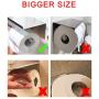 YUMORE Toilet Paper Holder, SUS 304 Stainless Steel Modern Double Roll Tissue Holder with Phone Shelf, Rustproof and Bathroom Washroom Tissue Roll Holder with Stuff Shelf, Brushed Finish