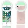 XINBAOHONG Selfie Ring Light [Rechargeable Battery] 48 LED Clip on Fill Light for Smartphone Photograpy,Camera Video, Girl Makeup.(Green)