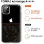 TORRAS Crystal Clear iPhone 11 Pro Case, [Anti-Yellowing] Soft Silicone Shockproof Thin Cover Slim Gel Phone Cases for iPhone 11 Pro 5.8 inch, Black
