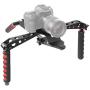 Neewer Foldable DSLR Camera Shoulder Rig for Digital SLR Camera and Camcorder Such as Canon 5D Mark II III 1D 7D 60D 700D 650D 600D 550D Rebel T5i T4i T3i T2i Nikon D800 D700 D90 D5000 D7000 D7100