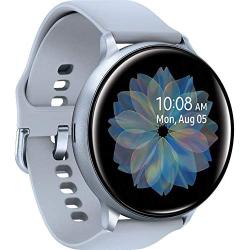 Samsung Galaxy Watch Active2 (Silicon Strap + Aluminum Bezel) Bluetooth - International (Cloud Silver, R830-40mm)