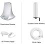 SureCall Flare Cell Phone Signal Booster Kit for Working from Home | Integrated indoor antenna for easier install | Covers up to 2,500 sq ft | Boosts 4G LTE for all Carriers
