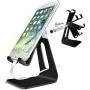 POKANIC Cell Phone Stand Dock Holder Cradle Mount Organizer Charger StationTable, Desktop Bed Office School Kitchen Travel Foldable Portable Adjustable, Multi-Angle Aluminum Non-Slip, Kids (Black) POKANIC Cell Phone Stand Dock Holder Cradle Mount Organizer Charger StationTable, Desktop Bed Office School Kitchen Travel Foldable Portable Adjustable, Multi-Angle Aluminum Non-Slip, Kids (Black)