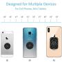 Metal Plate for Phone Car Magnetic Mount 6 Pack,Magnet Holder Disc Replacement Case Sticker with 3M Adhesive for iPhone Magnets Cradle-less Mounts Cell Phone Mini Tablet GPS Stand 2 Rectangle 4 Circle