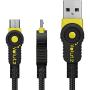 Volutz Micro USB Cable 3.3ft Durable Braided Fast Charging & Sync Cord for Samsung Galaxy S7, Nexus, Kindle, HTC, LG, PS4 Controllers - 1M Yellow