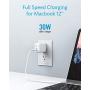 USB C Charger, Anker 30W PIQ 3.0 Fast Charger Adapter, Anker PowerPort III Mini Compact Type-C Charger, for iPhone 11/11 Pro/Max/XR/XS/X / 8, iPad Pro, MacBook, Galaxy, Pixel, and More