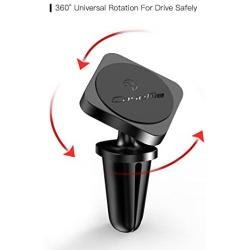 Car Phone Mount Magnetic Cell Phone Car Mount Vent Dashboard 360° Rotation Car Phone Holder Dashboard for iPhone SE 11 Pro XS Max XR X 8 Plus Samsung Galaxy S20 Note10 S10 S10e & All Phones,Black