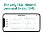 AliveCor KardiaMobile 6L | FDA-Cleared | Wireless 6-Lead EKG | Works with Smartphone | Detects AFib or Normal Heart Rhythm in 30 Seconds