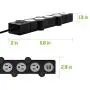 Cellet 4 Outlet Foldable Rotating Power Strip, with Timer and ON and Off Button, Fireproof PC, Dual USB Charging Ports, 5 Foot Cord, for Computers, Smartphones, Tablets, Cameras, etc. (Black) Cellet 4 Outlet Foldable Rotating Power Strip, with Timer and ON and Off Button, Fireproof PC, Dual USB Charging Ports, 5 Foot Cord, for Computers, Smartphones, Tablets, Cameras, etc. (Black)