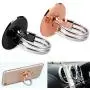 IVSO Finger Ring Stand, Cell Phone Ring Holder 360 Rotation Ring Car Mount for All Smartphone,Finger Grip Rings (Black and Rosegold) IVSO Finger Ring Stand, Cell Phone Ring Holder 360 Rotation Ring Car Mount for All Smartphone,Finger Grip Rings (Black and Rosegold)