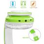 Kids Headphones Bluetooth Wireless 85db Volume Limited Childrens Headset, up to 6-8 Hours Play, Stereo Sound, SD Card Slot, Over-Ear and Build-in Mic Wireless/Wired Headphones for Boys Girls(Green)