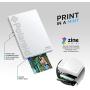 Zink Polaroid Mint Pocket Printer W/ Zink Zero Ink Technology & Built-In Bluetooth for Android & iOS Devices - White