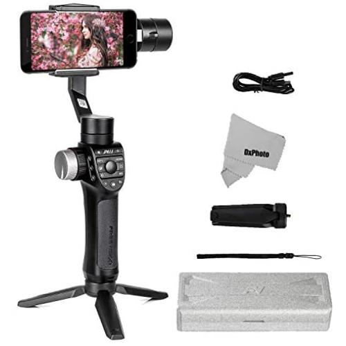 Gimbal Stabilizer for Smartphone iPhone 11 Pro Max Xs XR for Smove Android Phone Stabilizer Camera Accessories Video with 360° Unlimited Pan Axis Sturdy Smooth Aluminum Not PC-Freevision Vilta M Pro