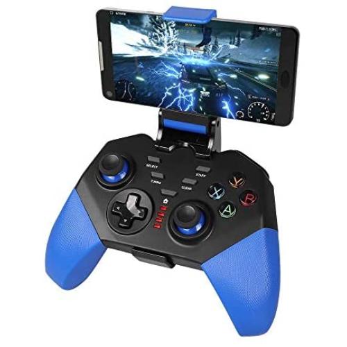 PowerLead Mobile Game Controller, PG8721 Wireless Turbo Combo Key Mapping Mobile Gamepad Compatible with iOS Android iPad Tablet