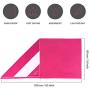 Zavabay Microfiber Beach Towel with Zipper Pocket – Quick Dry, Sand Free Towel for Travel & Pool with Carry Bag – Large, Compact Towels for Swim, Spa, Yoga, Traveling, Boating, Camping, Sports & Home