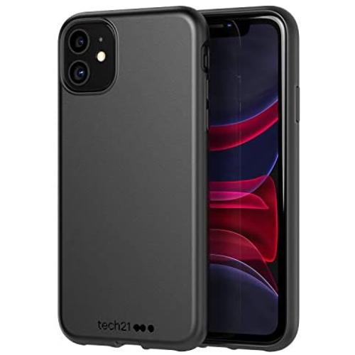tech21 Studio Colour Mobile Phone Case - Compatible with iPhone 11 - Slim Profile with Anti-Microbial Properties and Drop Protection, Black