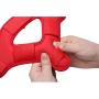 The Combo of VR Face Silicone Cover Mask Pad & Head Strap Pad Cushion Compatible for Oculus Quest Sweatproof Light Blocking (Washable) for Virtual Reality Headset (Red)