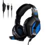 PC Gaming Headset, ELEGIANT ODDGOD Over Ear Computer Headphones with Mic, LED Lights Bass Stereo Surround Sound Volume Control, Compatible with PS4 Xbox One Pro PC Nintendo Switch Smartphone Laptop
