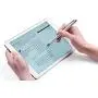 CCIVV Stylus Pens, 4 Pcs 5.6 Inches Mesh Tipped Stylus for Touch Screens, iPad, iPhone, Kindle Fire + 4 Extra Replaceable Hybrid Fiber Tips (White, Black, Silver, Blue)