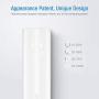POWERADD EnergyCell 5000 High-Speed Charging Portable Charger, The Lightest 5000mAh Slim Power Bank with 2.4A Output, for iPhone 11 XS X 8 Plus Samsung S10 Google LG iPad and More（White）