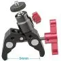 CAMVATE Super Clamp Articulated Mini Ball Head Mount with1/4-20 Screw for DSLR Camera DIY Accessories(Red) CAMVATE Super Clamp Articulated Mini Ball Head Mount with1/4-20 Screw for DSLR Camera DIY Accessories(Red)