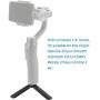 Ulanzi Mini Tripod Stand for Selfie Stick Monopod Stabilizer on Cellphone DSLR Cameras,Portable Folding Desktop Stand For Projector For ZHIYUN Smooth Q/Smooth 4/ Feiyu/ DJI OSMO Mobile 2 Gimbal