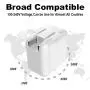 iPhone Charger iPad Charger,Baoota 2.4A 12W USB Wall Charger Foldable Portable Travel Plug and 2 Pack 8 Pin Charging Cable Compatible with iPhone,iPad