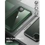 i-Blason Ares Case for iPhone 11 Pro Max 2019 Release, Dual Layer Rugged Clear Bumper Case with Built-in Screen Protector (Green)
